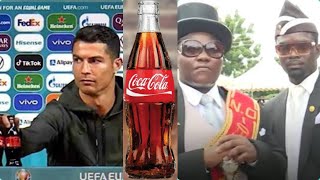 Coffin dance ft. coca cola with ronaldo | Ronaldo's gesture crushing coca cola screenshot 3