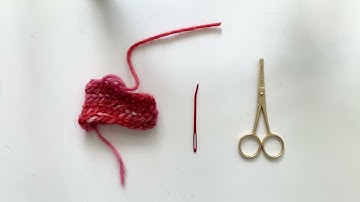 How to Nalbind. Step 5: Neatening the Ends