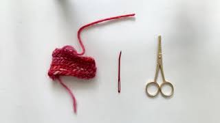How to Nalbind. Step 5: Neatening the Ends