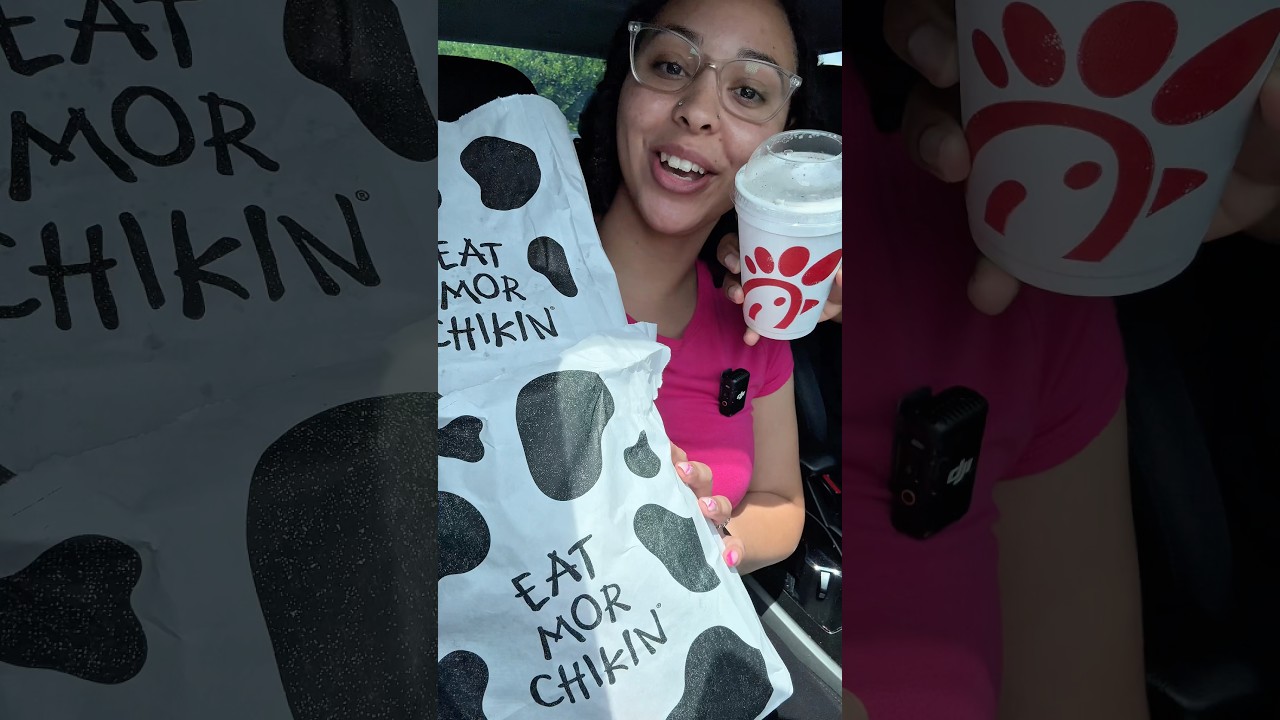 My Chick-Fil-A Order Tiktok Trend! #chickfila #fastfood #order #foodhacks #foodie #comedy #funny