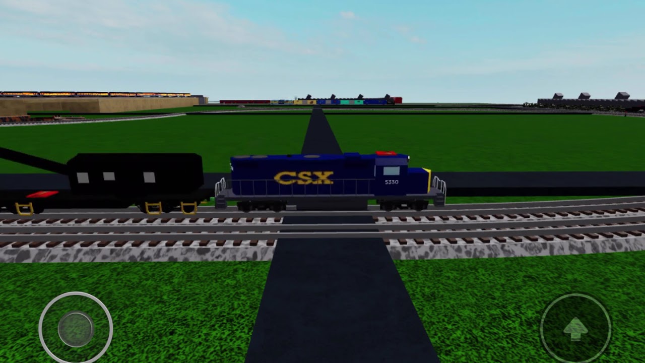 The Ns Ro Scale Dcc Layout Csx Work Train Youtube - roblox dcc trains youtube