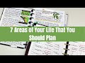 7 Areas of Your Life That You Should Plan