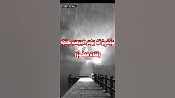 وَكُلَّ إِنسَانٍ أَلْزَمْنَاهُ طَائِرَهُ فِي عُنُقِهِ ۖ  ||#ياسر_الدوسري |سورة الاسراء