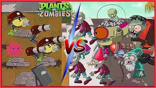 Plants vs Zombies 2 Creative funny animation GW : Plants Army vs All Zombies PvZ (Series 2021)