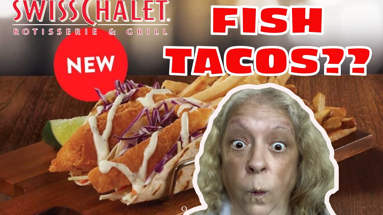 NEW Swiss Chalet Fish Tacos Review!! Are They Better Than The Chicken? 🌮🐟