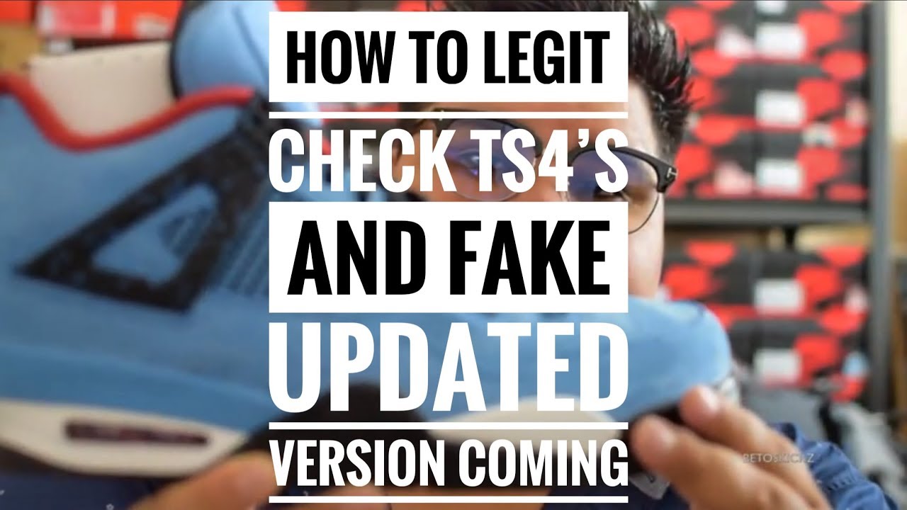 How to legit check Travis Scott 4's and new fakes version coming.. YouTube