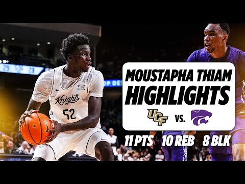 Moustapha Thiam Highlights 8 BLOCKS Vs Kansas State Feb 26 2025