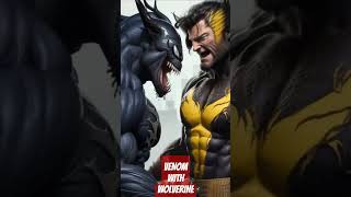 VENOM WITH WOLVERINE #venom2 #ai #marvel #wolverines #viral #shorts #generate