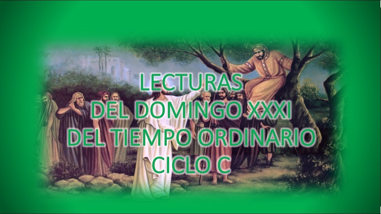Lecturas del Domingo XXXI del Tiempo Ordinario Ciclo C - YouTube