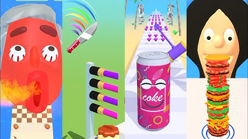 Sandwich Runner, Slice It All, Juice Run, Burger Run - Gameplay Walkthrough Android, IOS