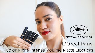 Newest Launch Color Riche Intense Volume Matte Lipsticks | L'Oreal Paris | Cannes 2023 by Debasree Banerjee 11,231 views 1 year ago 4 minutes, 45 seconds