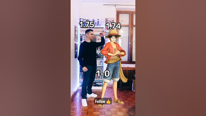 ME VS MUGIWARA ONE PIECE (Height)