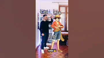 ME VS MUGIWARA ONE PIECE (Height)