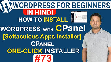Learn How to Install WordPress in C-Panel (Softaculous Apps Installer) | WordPress Tutorial