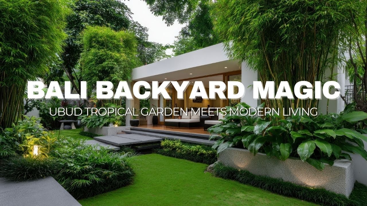 Transform Your Space  Bali Ubud Tropical Garden Aesthetics Meets Modern Outdoor Living Ideas