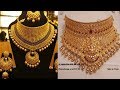 Arabic gold choker necklace designs with weight and pricel Gold jewellery