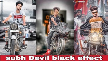 Subh Devil black tone effect photo editing tutorial🔥||Subh Devil black tone CB editing in lightroom