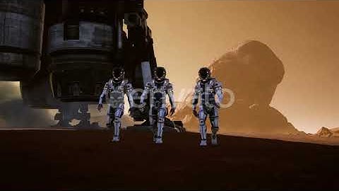 Astronauts on Mars | Motion Graphics - Videohive template