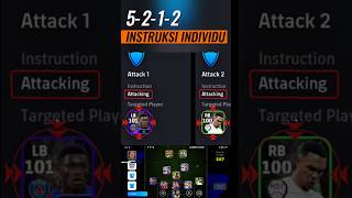instruksi individu #Formasi5212 #longballcounter #Divisi1 #eFootballIndonesia #SquadBansos #shorts