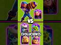 LANZAFUEGO EVOLUCIONADA vs TODAS LAS CARTAS EVOLUCIONADAS | #clashroyale