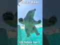 まるで空をお散歩するホッキョクグマ「リラ」 #ホッキョクグマ #polarbear #shorts