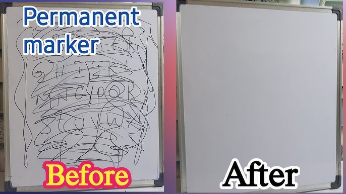 How do you remove permanent marker from a whiteboard?, by Loard Eva