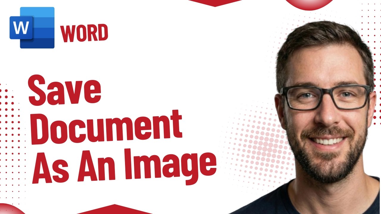 How To Save Document As An Image In Microsoft Word [2026 Guide] - YouTube