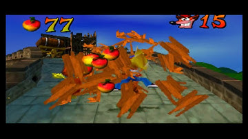 Crash Bandicoot Warped - Orient Express ( Part 3 + White gem )