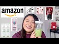 AMAZON HAUL / ESSENTIALS | cleaning supplies, brow razors, boba tea + MORE |