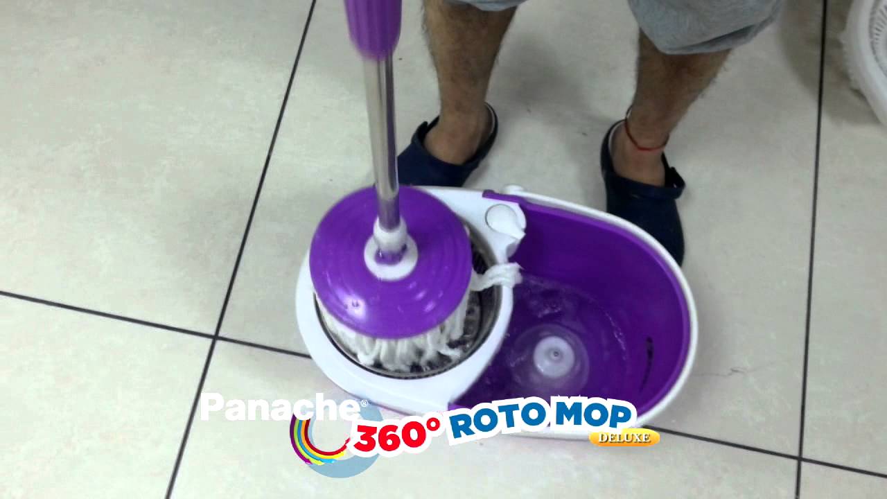 Roto Mop With Bucket and Auto Spinner