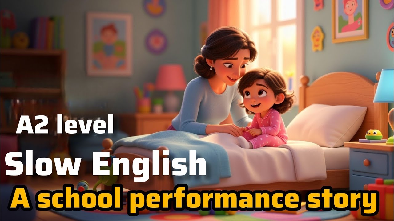A Mother and Daughter’s Emotional School Story | Easy English Listening Practice (A2 Level) 