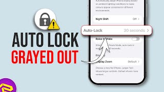 Famous Fix Auto-Lock Grayed Out on iPhone | Auto Lock Not Working on iPhone (Easy Fix) Net Worth