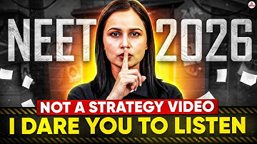 Warning- Toughest 5 Months That Will Decide Your Future | NEET 2026 | Dr. Gargi Singh