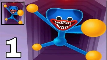 Huggy Stretch Game All Levels Gameplay || Level 1-30 || Part 1 || {Android} By Azura Global