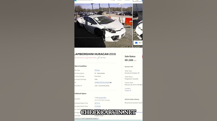 Insane destroyed Lamborghini Huracán rebuilt and sold for crazy profit.