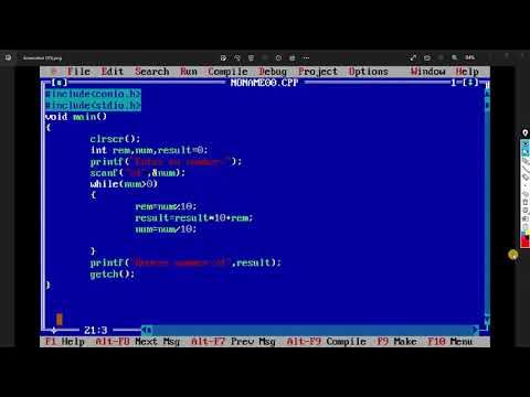 Problem 3 || Reverse number in C || C Programming || Mentor Yours - YouTube