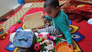 Manaf is playing early in the morning