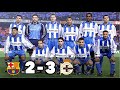 F.C. Barcelona 2-3 Deportivo | Goles y mejores jugadas del partido | Liga 00/01