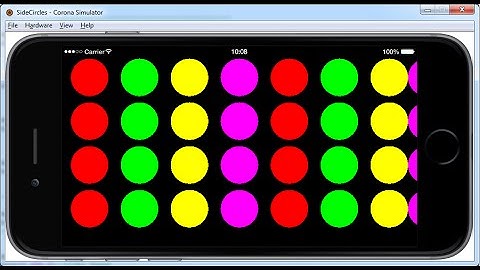 How to create an App in Lua using Corona SDK