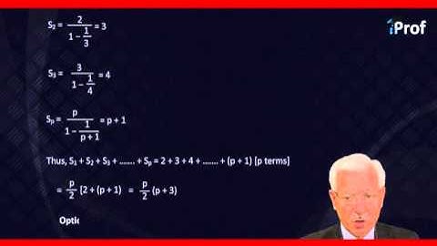 Questions based on Sequence and Series Part 2 | IIT JEE Maths Video