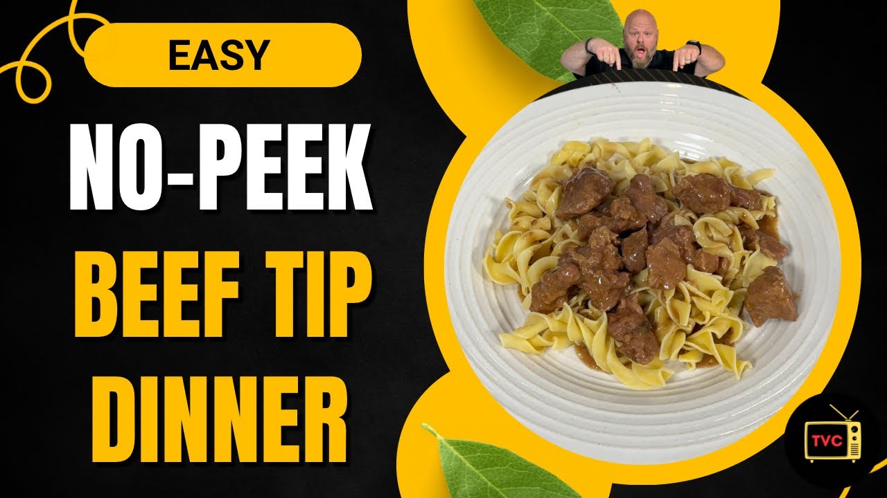 Easy, Delicious No-Peek Beef Tips Dinner - YouTube