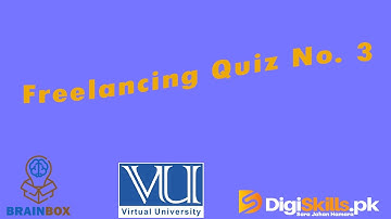 Digiskills Freelancing Quiz 3 Batch 6 | FRL 101 Quiz No.3 Solution | brainBox