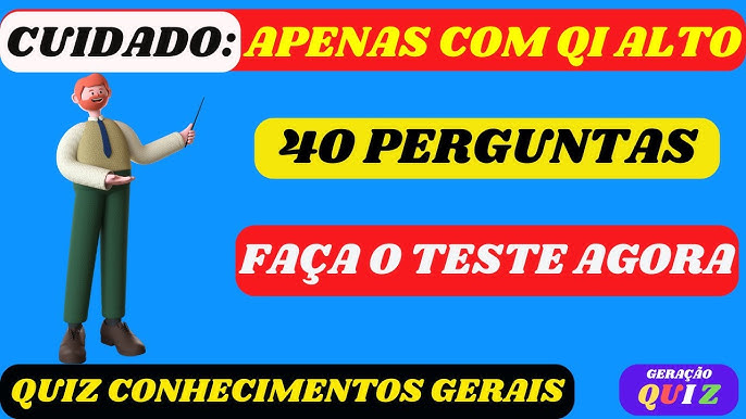 ✓😃😃 TESTE SUA INTELIGÊNCIA - 40 PERGUNTAS E RESPOSTAS - CONCURSOS 2023  QUIZ CONHECIMENTOS GERAIS #29 