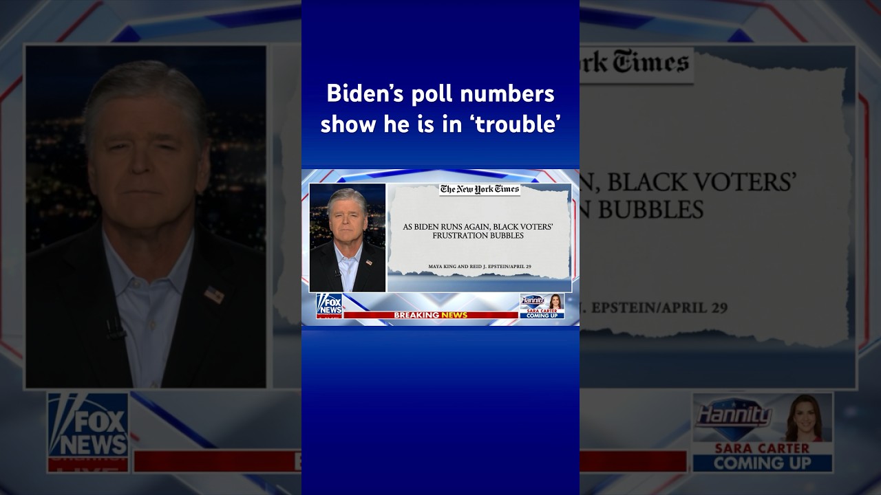 Hannity: Biden’s support is collapsing #biden