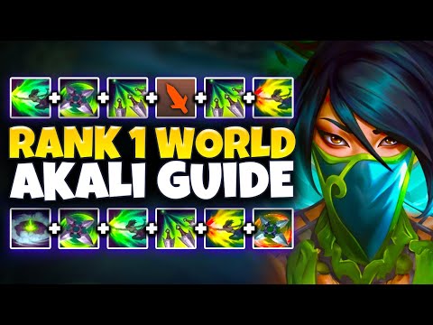   THE ULTIMATE SEASON 14 AKALI GUIDE COMBOS RUNES BUILDS ALL MATCHUPS League Of Legends