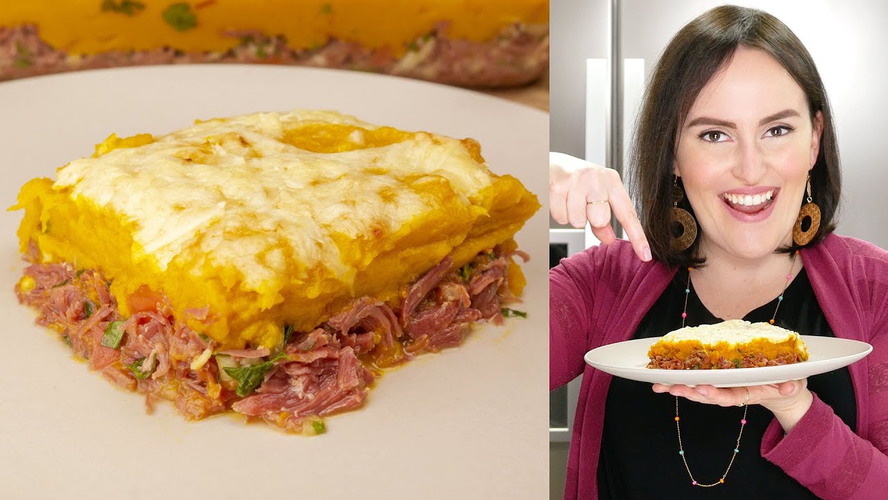 ESCONDIDINHO DE ABÓBORA COM CARNE SECA - SUPER FÁCIL E RÁPIDO | Cook'n Enjoy 820