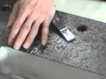 Kitamura hand scraping of a vertical machining center