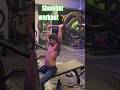 shoulder workout 🏋️/#gym #motivation #shorts #ytshorts #shortsfeed #love #sedstatus