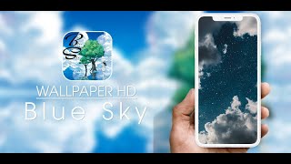 Lively Blue Sky Wallpaper 4K screenshot 1