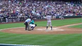 Ichiro's First At Bat As Yankee